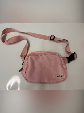 4/$20 Saintly Pink Crossbody Waist Fanny pack
